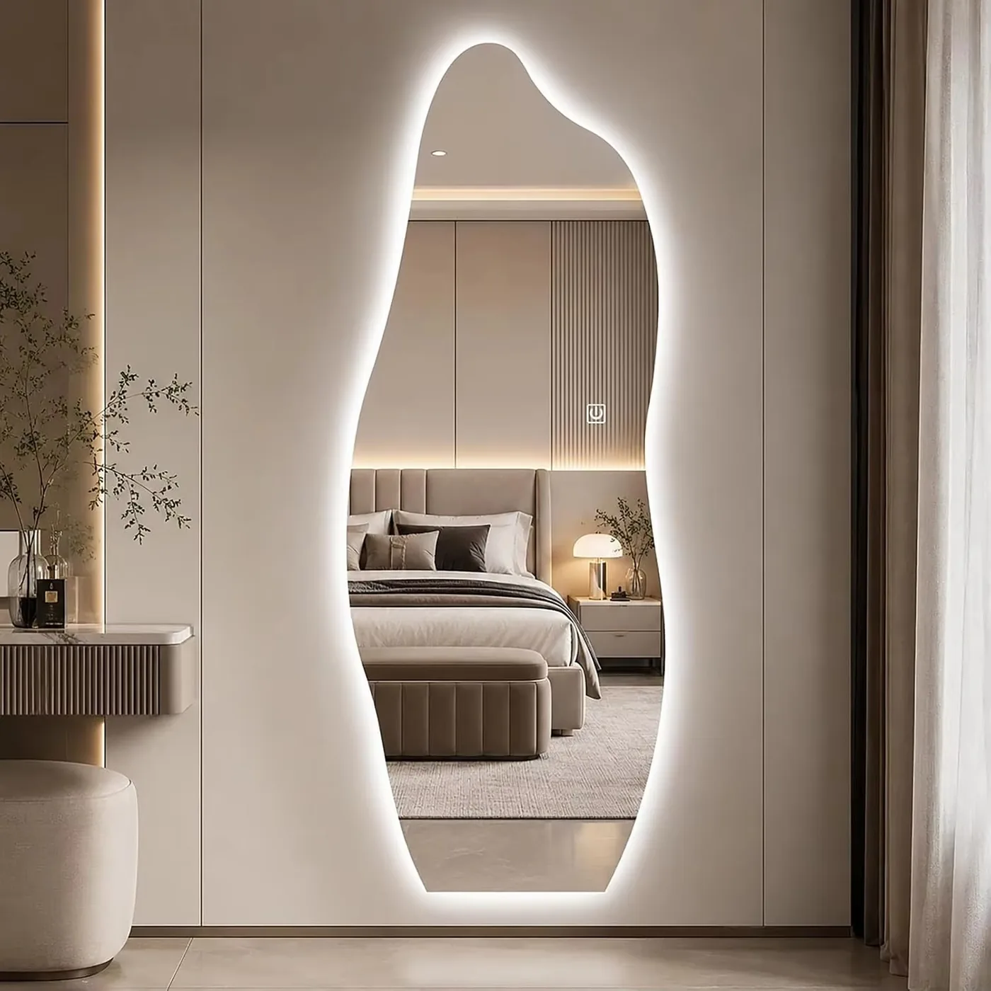 Dolphin LED Mirror