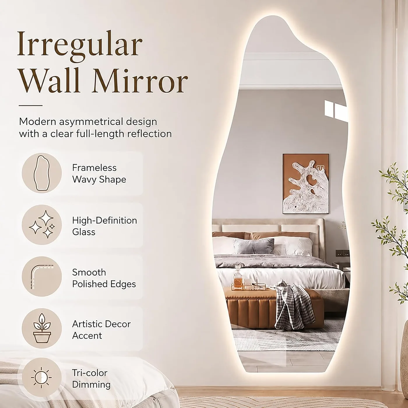 Dolphin LED Mirror — view 6