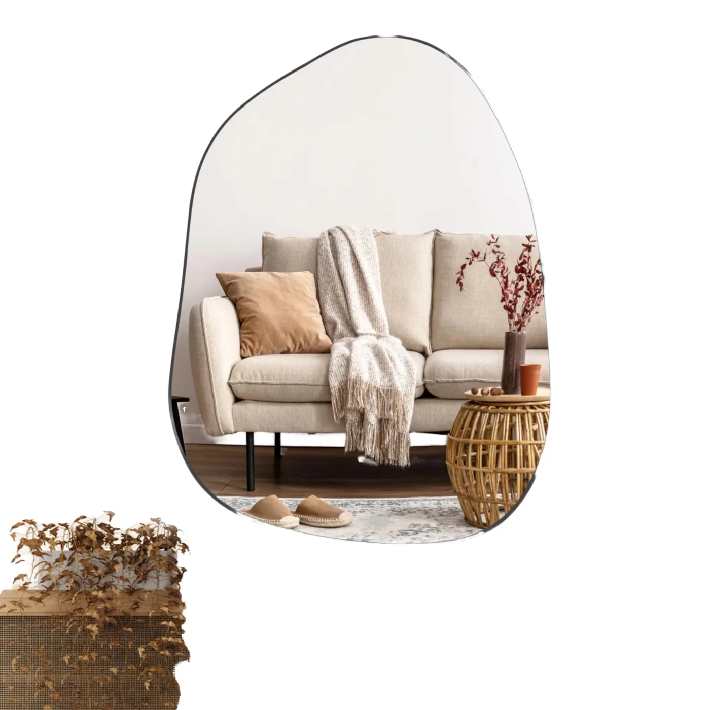 Pebble Wall Mirror