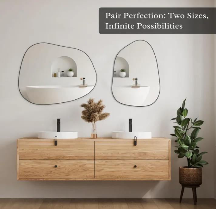 Pebble Wall Mirror — view 5