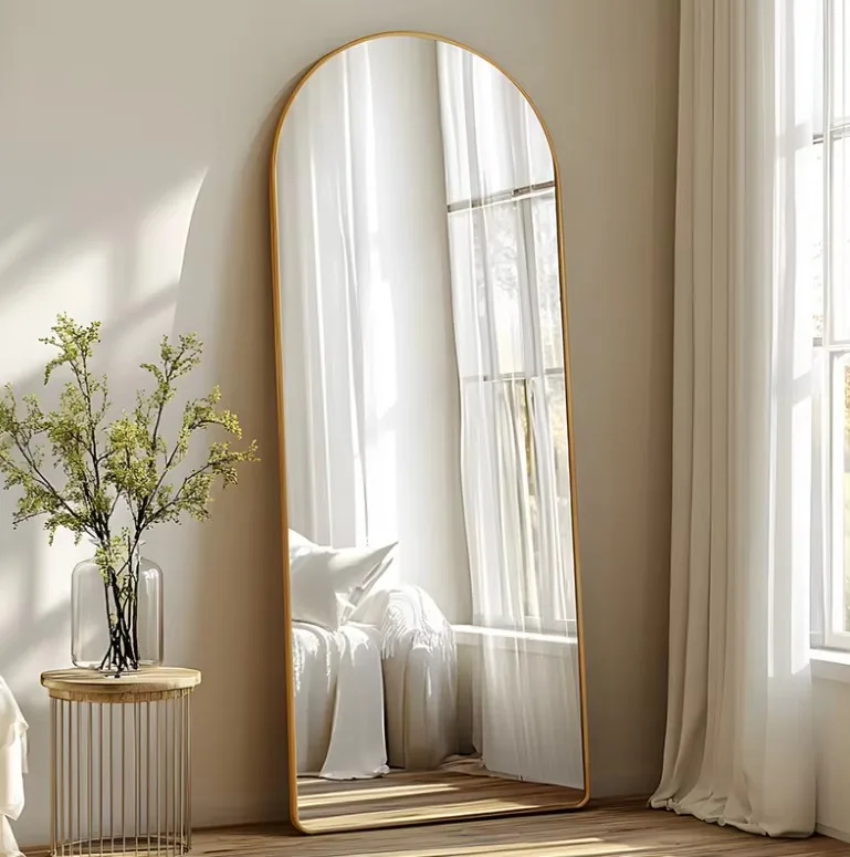 2815 Semicircular-Top Floor Mirror