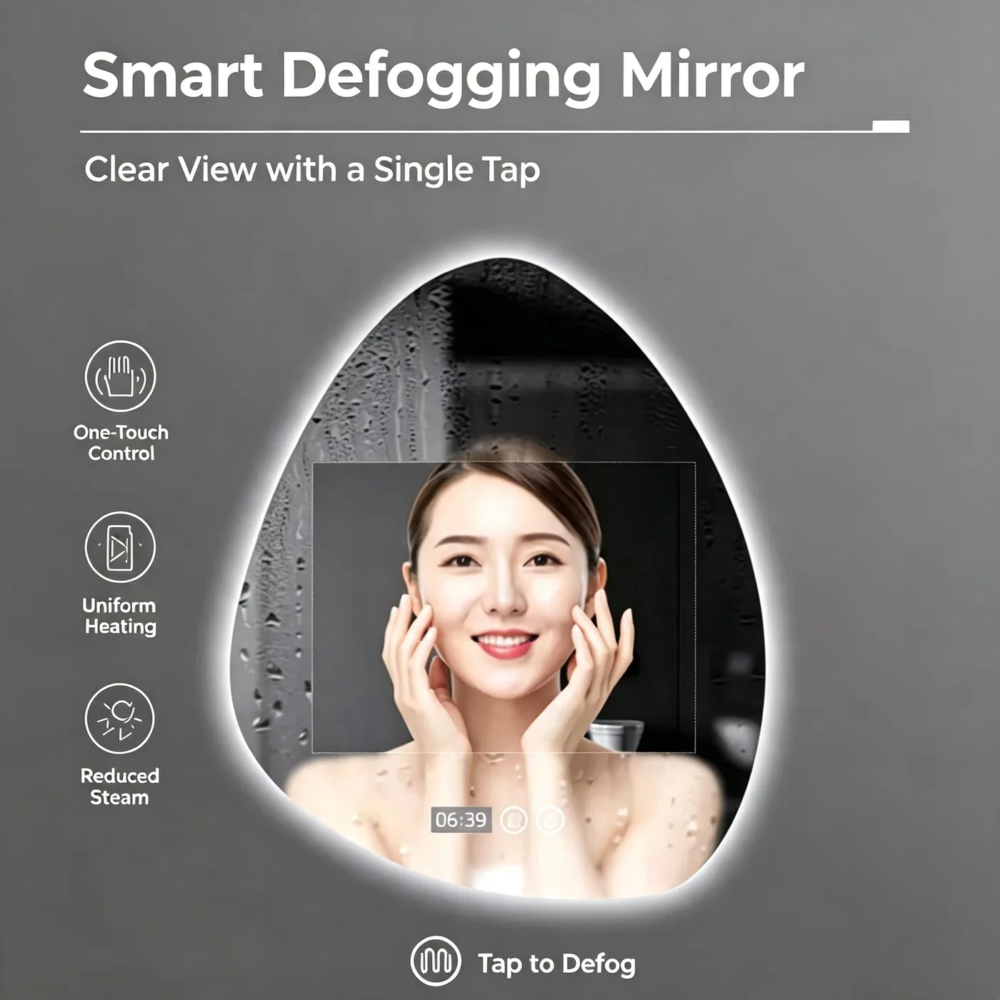 Shell LED Mirror — view 4