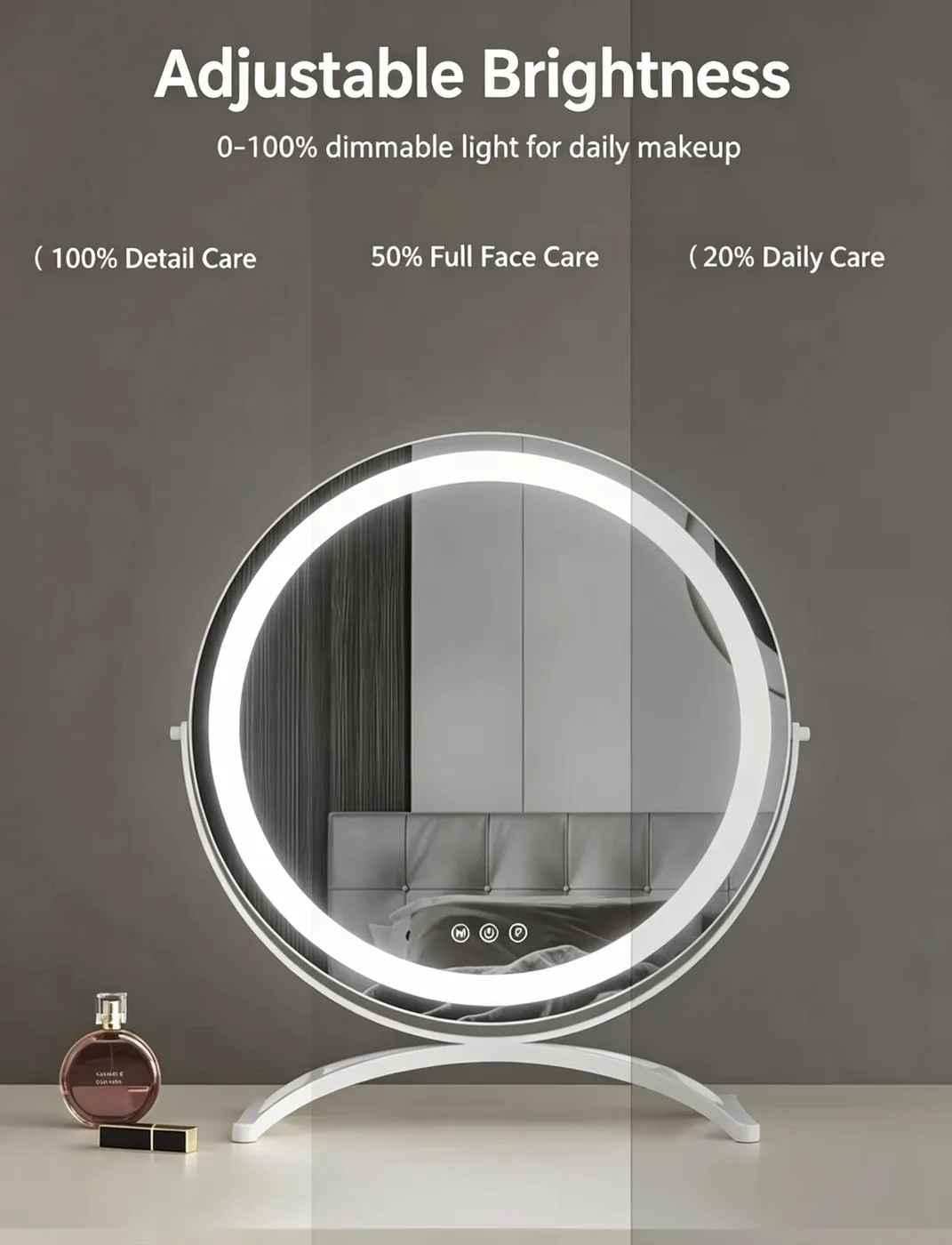 Tabletop Vanity Makeup Mirror — view 3